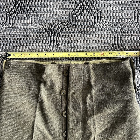 Vintage Canadian Military Uniform Men's Small Green Battle Dress Blouse 1950s - Picture 15 of 16